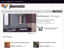 Tablet Screenshot of jhmosaics.com.au